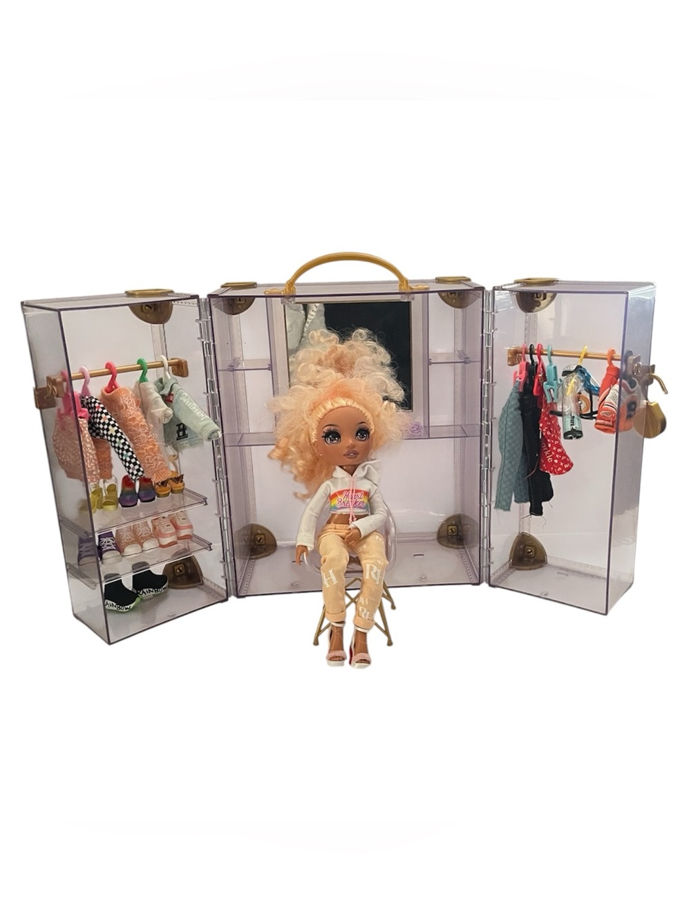 Rainbow High Deluxe Fashion Closet Playset Accessories Doll